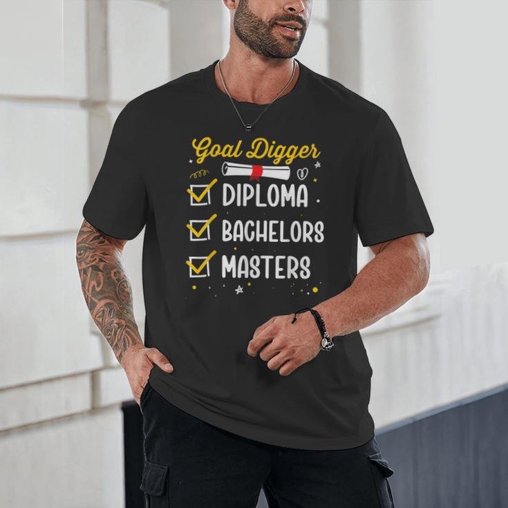 Masters Graduation Goal Digger Mastered It Unisex T-Shirt