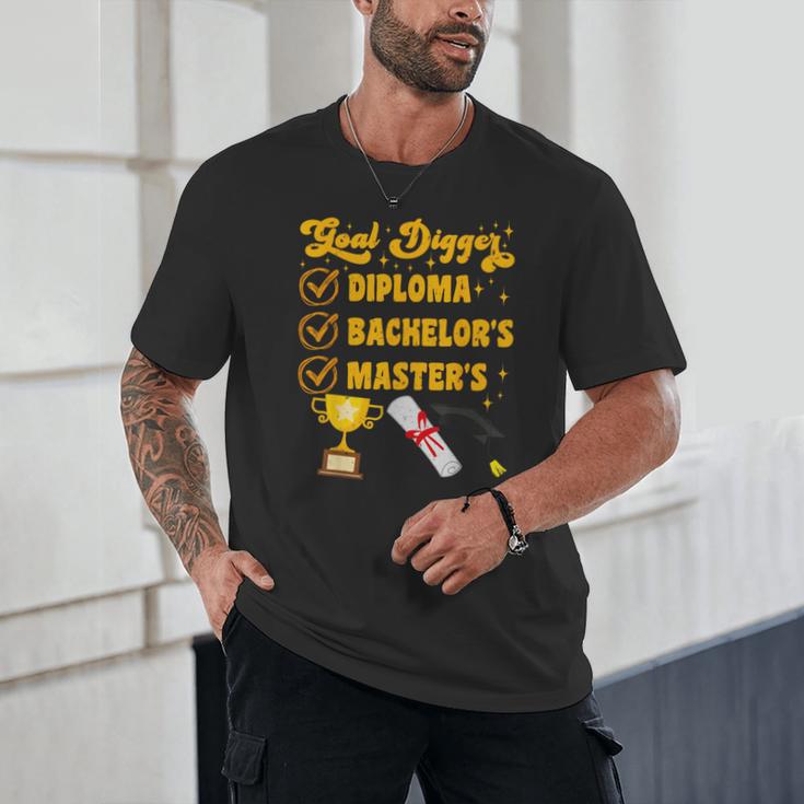Master's Thesis Passed Goal Digger Master's Graduation Unisex T-Shirt
