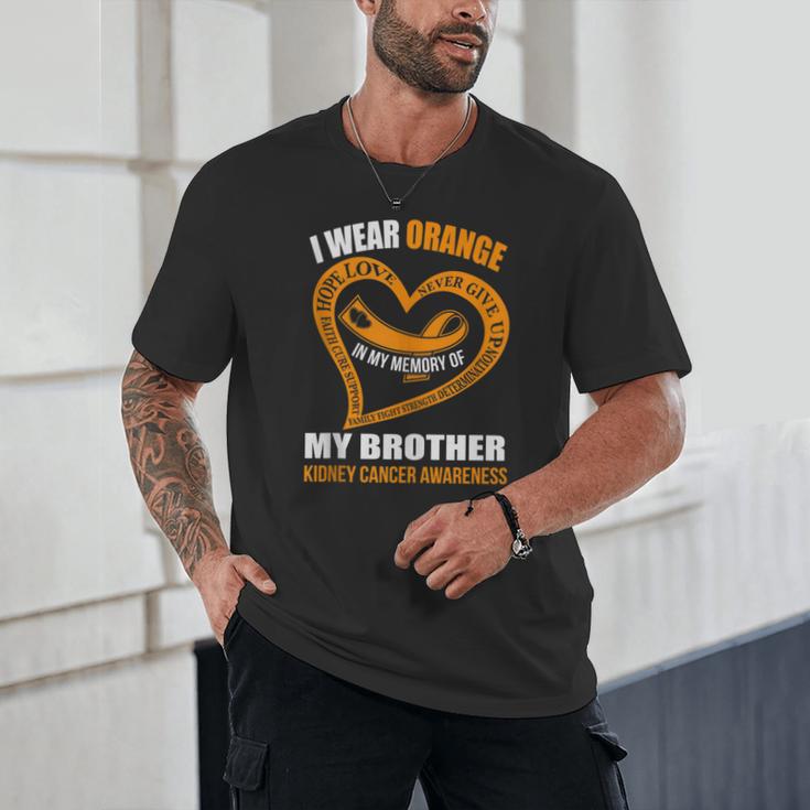 In My Memory Of My Brother KIDNEY CANCER AWARENESS Unisex T-Shirt