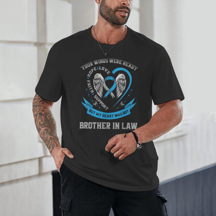 In Memory Of Brother In Law Type 1 Diabetes Awareness Print Unisex T-Shirt In Memory Of Brother In Law Type 1 Diabetes Awareness Print Unisex T-Shirt