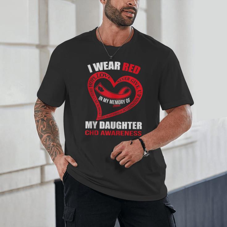 In My Memory Of My Daughter CHD AWARENESS Unisex T-Shirt In My Memory Of My Daughter CHD AWARENESS Unisex T-Shirt