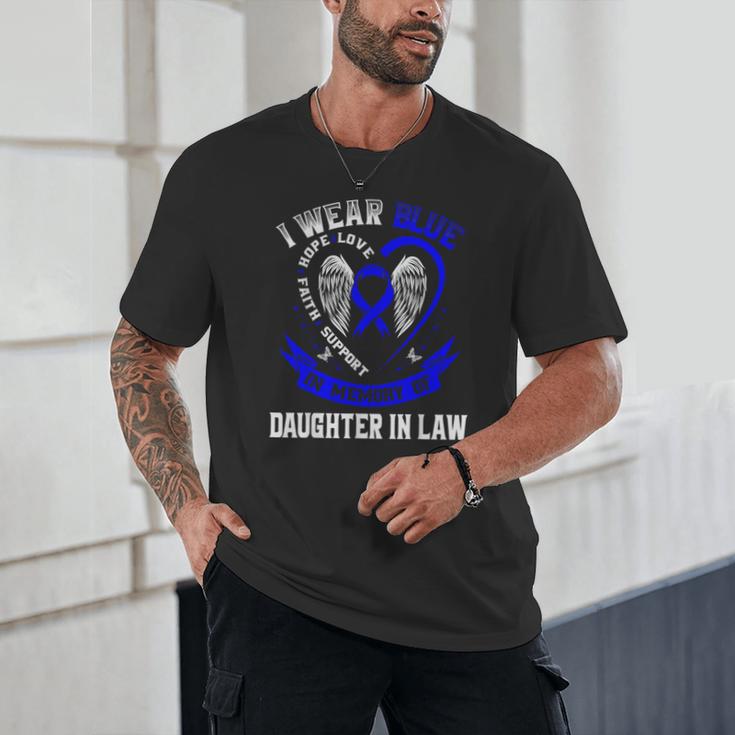 In Memory Of Daughter In Law Colon Cancer Awareness Shirts Unisex T-Shirt In Memory Of Daughter In Law Colon Cancer Awareness Shirts Unisex T-Shirt