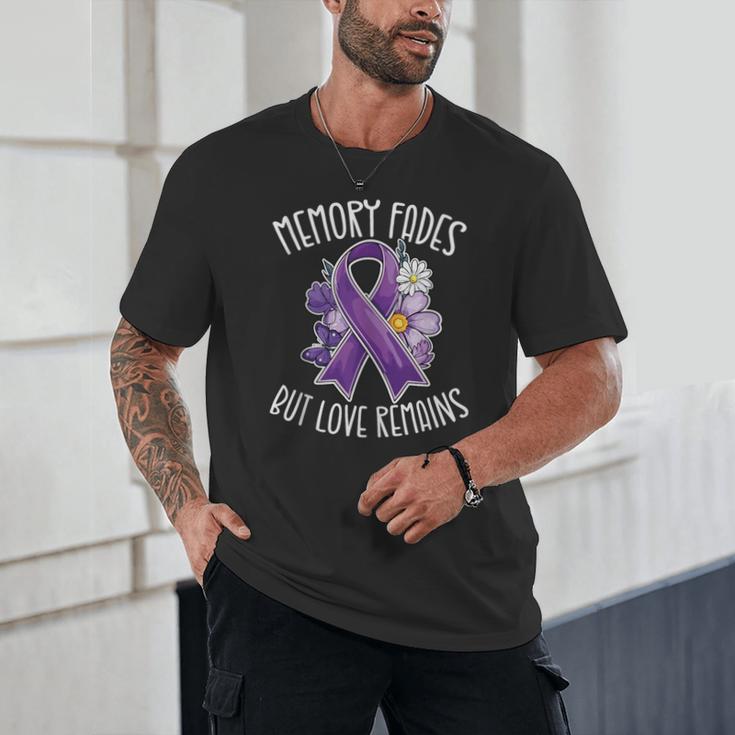 Memory Fades But Love Remains Dementia Awareness Unisex T-Shirt