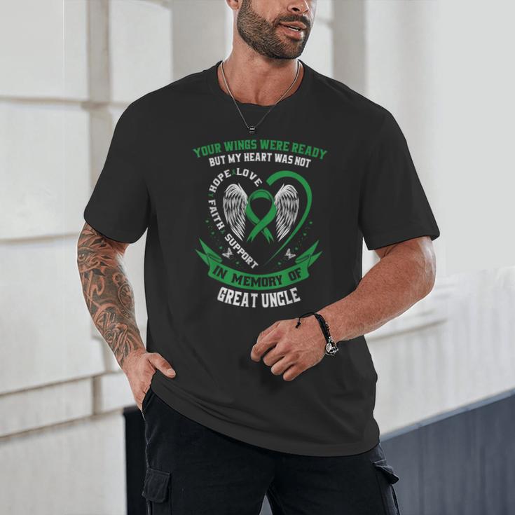 In Memory Of Great Uncle Kidney Disease Awareness Products Unisex T-Shirt