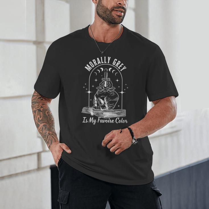 Morally Grey Book Lover Morally Grey Is My Favorite Color Unisex T-Shirt Morally Grey Book Lover Morally Grey Is My Favorite Color Unisex T-Shirt