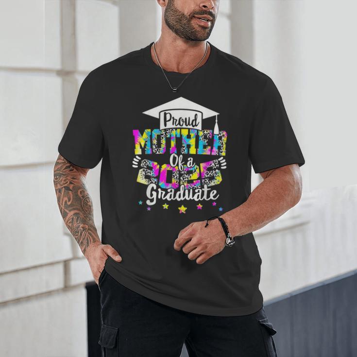 Mother Of a 2025 Graduate Tie Dye Class Senior Graduation 25 Unisex T-Shirt