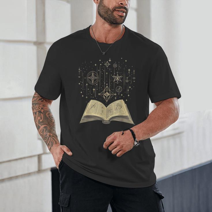 Mystic Astral Lunar Celestial Witch Spell Book Unisex T-Shirt Mystic Astral Lunar Celestial Witch Spell Book Unisex T-Shirt