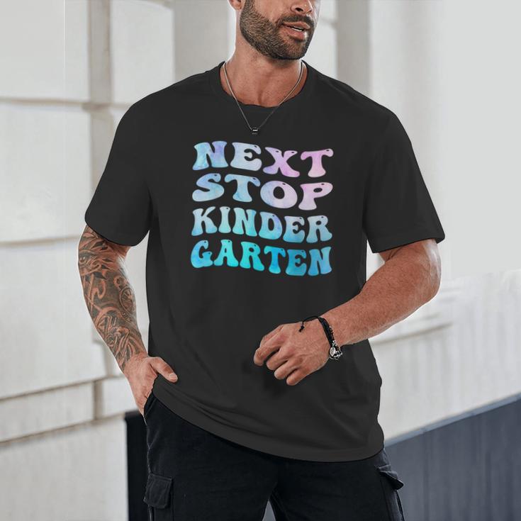 Next Stop Kindergarten Groovy Graduation Last Day Of School Unisex T-Shirt