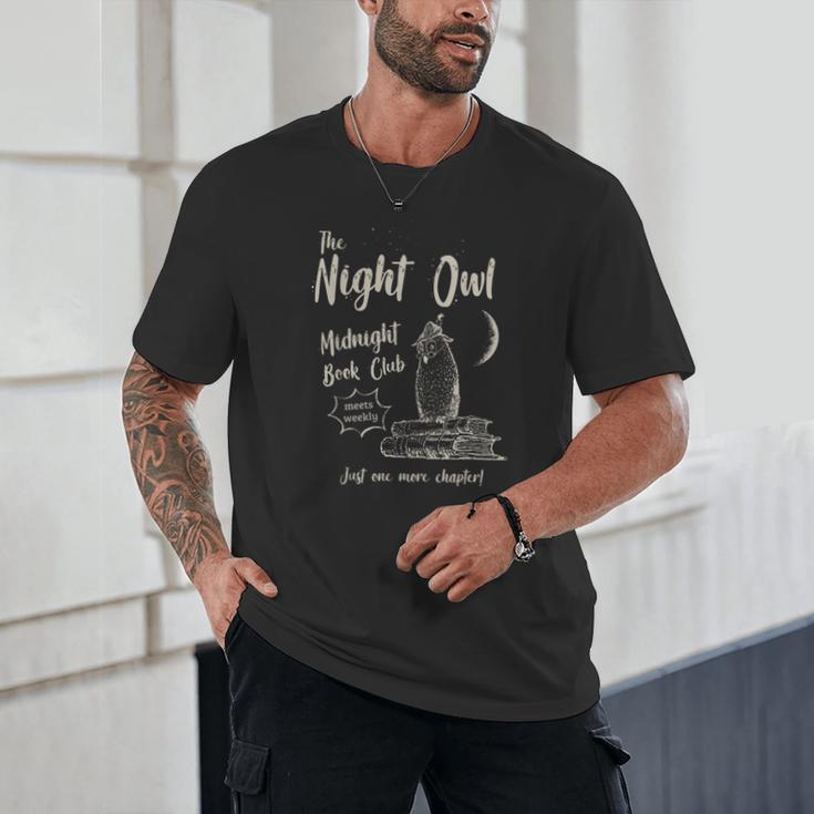 Night Owl Book Club Bookish Book Lover Tee Unisex T-Shirt