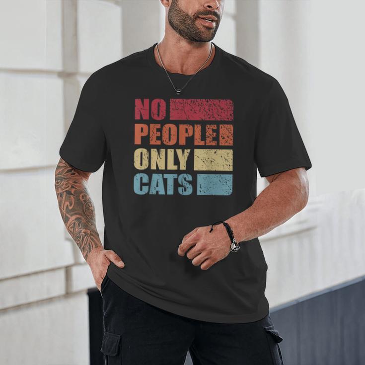 No People Only Cats Introvert Unisex T-Shirt No People Only Cats Introvert Unisex T-Shirt