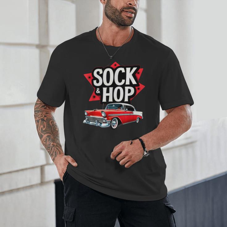 Nostalgia 1950s Sock Hop Dance Unisex T-Shirt