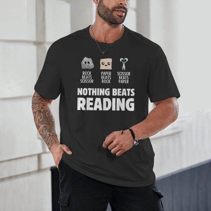 Nothing Beats Reading Librarian Book Bookworm Unisex T-Shirt Nothing Beats Reading Librarian Book Bookworm Unisex T-Shirt