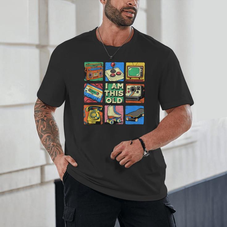 I Am This Old Retro Vintage Nostalgia 80s 90s Cassette Tape Unisex T-Shirt I Am This Old Retro Vintage Nostalgia 80s 90s Cassette Tape Unisex T-Shirt