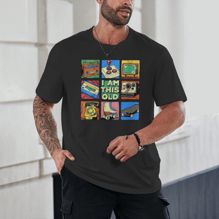 I Am This Old Retro Vintage Nostalgia 80s 90s Cassette Tape Unisex T-Shirt I Am This Old Retro Vintage Nostalgia 80s 90s Cassette Tape Unisex T-Shirt