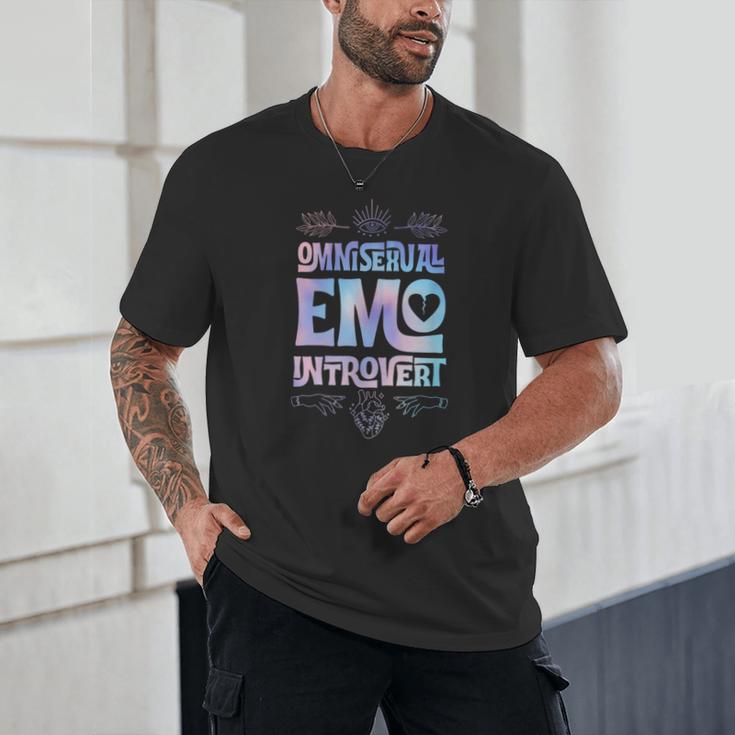 Omnisexual Emo Introvert Pride Trendy Mystic Teen Goth Style Unisex T-Shirt