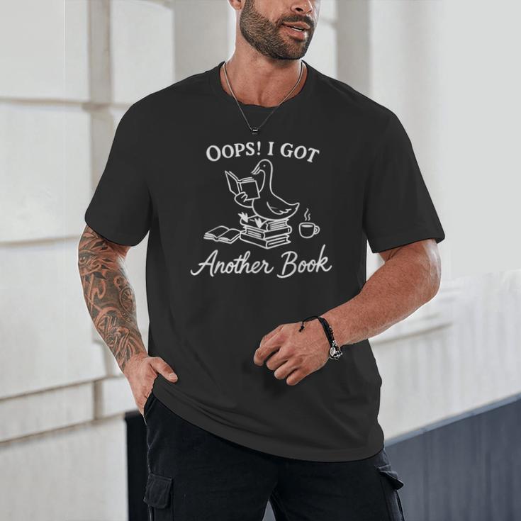 Oops I Got Another Book Goose Goose Reader Unisex T-Shirt