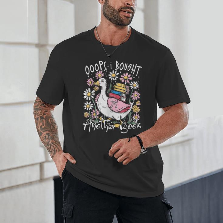Oops I Bought Another Book Goose Bookish Unisex T-Shirt