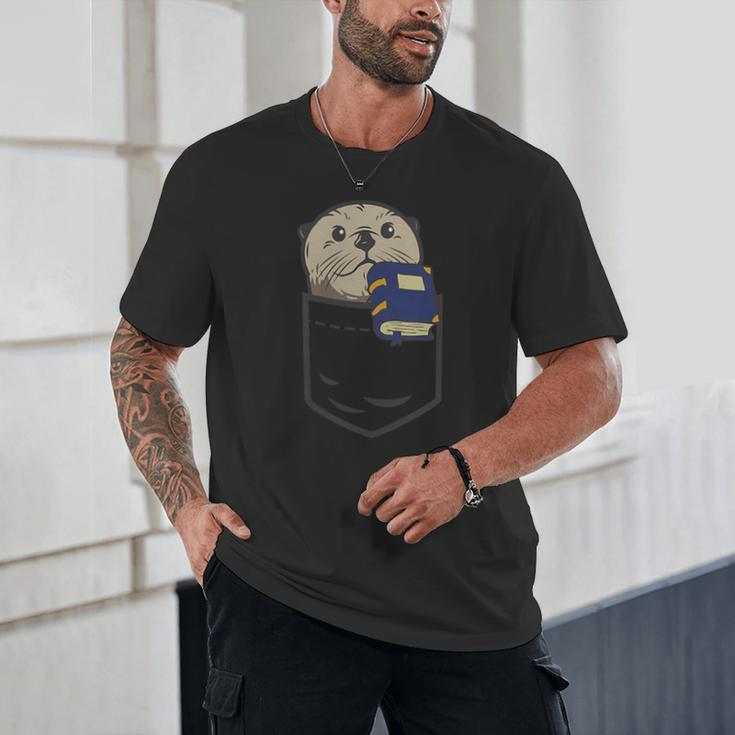 Otter Cute Read Reading Book Librarian Across America Kids Unisex T-Shirt Otter Cute Read Reading Book Librarian Across America Kids Unisex T-Shirt
