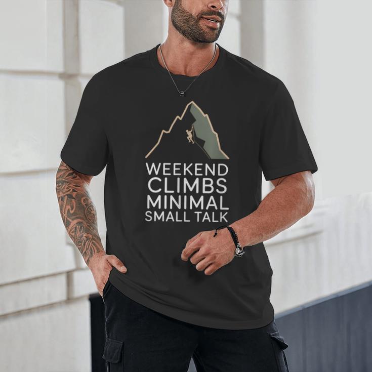 Outdoor Introvert Vibes Weekend Climber Unisex T-Shirt Outdoor Introvert Vibes Weekend Climber Unisex T-Shirt