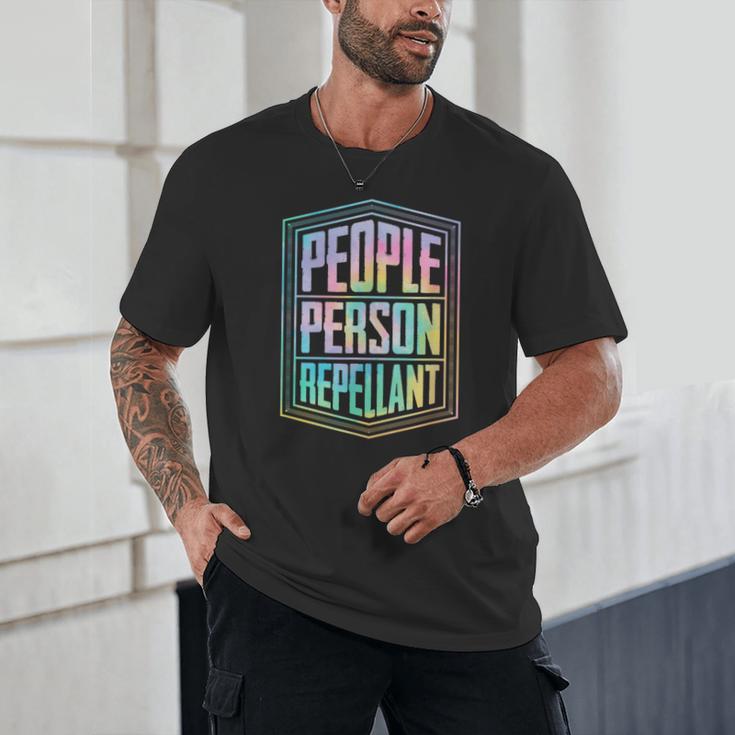 People Person Repellant Antisocial Introvert Unisex T-Shirt