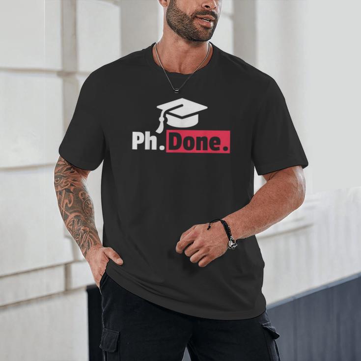 PhD GraduationShirt PhDone Tee For Graduates Unisex T-Shirt
