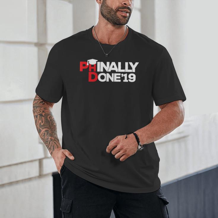 Phinally Done Graduation 2019 Phd Shirt Unisex T-Shirt