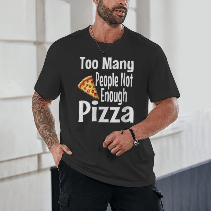 Pizza Lover Saying Introvert Anti Social Humor Foodie Unisex T-Shirt