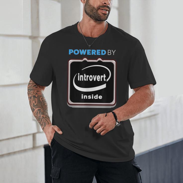 Powered By Introvert Inside Embrace Your Quiet Strength Unisex T-Shirt