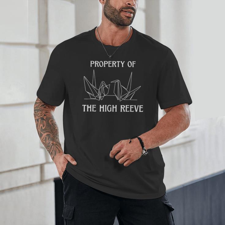 Property Of The High Reeve Bookish Manacled Dark Romance Unisex T-Shirt Property Of The High Reeve Bookish Manacled Dark Romance Unisex T-Shirt