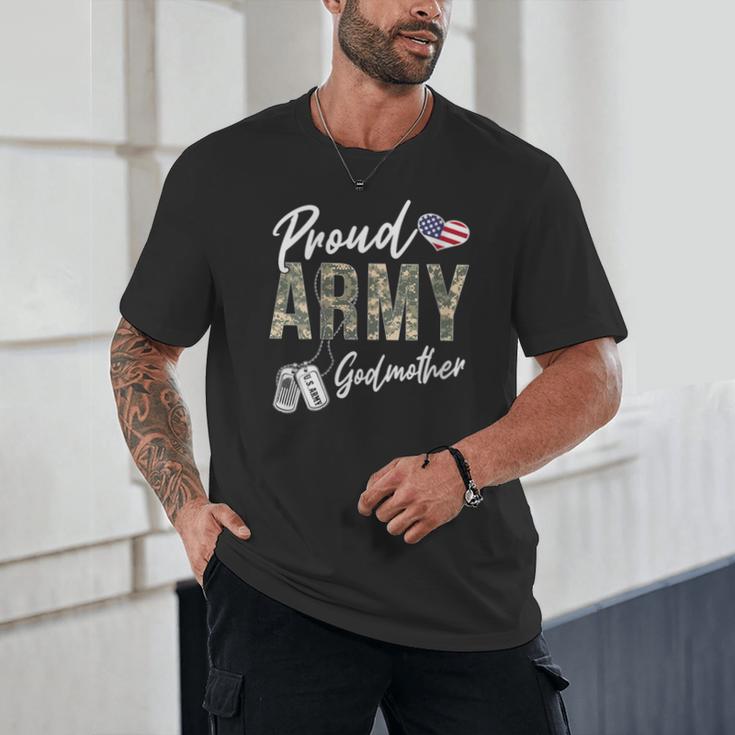 Proud Army Godmother Army Graduation Godmother US Army Unisex T-Shirt