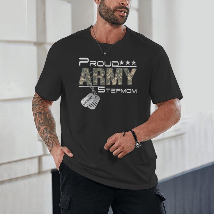 Proud Army Stepmom Army Graduation Stepmom US Army Stepmom Unisex T-Shirt