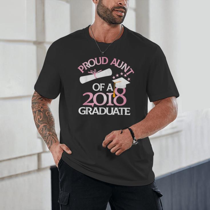 Proud Aunt Of a 2018 Graduate Auntie Graduation Unisex T-Shirt