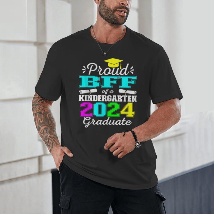 Proud Bff Of Kindergarten Graduate 2024 Graduation Bff Unisex T-Shirt