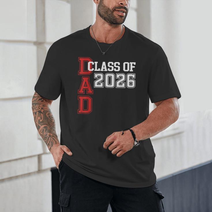 Proud Dad Of A 2026 Graduate Grad Senior Father Graduation Unisex T-Shirt