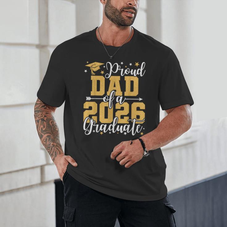 Proud Dad Of A 2026 Graduate Senior Graduation Class Of 2026 Unisex T-Shirt