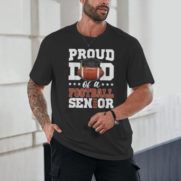 Proud Dad Of a Football Senior 2026 Graduation Unisex T-Shirt