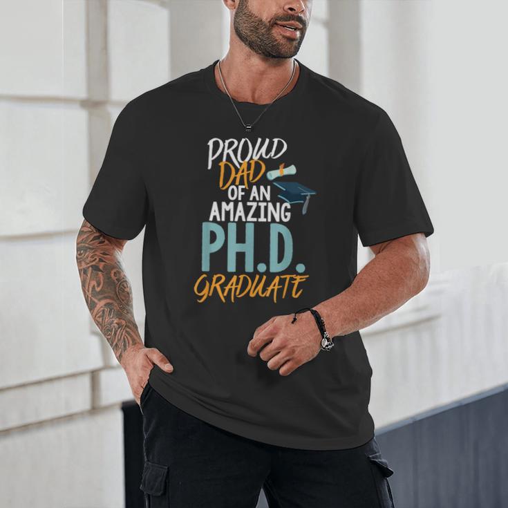 Proud Dad PhD Doctoral Graduation Doctorate Degree EdD PsyD Unisex T-Shirt