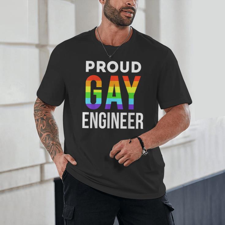 Proud Gay Engineer LGBTQ Rainbow Engineering Graduation Unisex T-Shirt