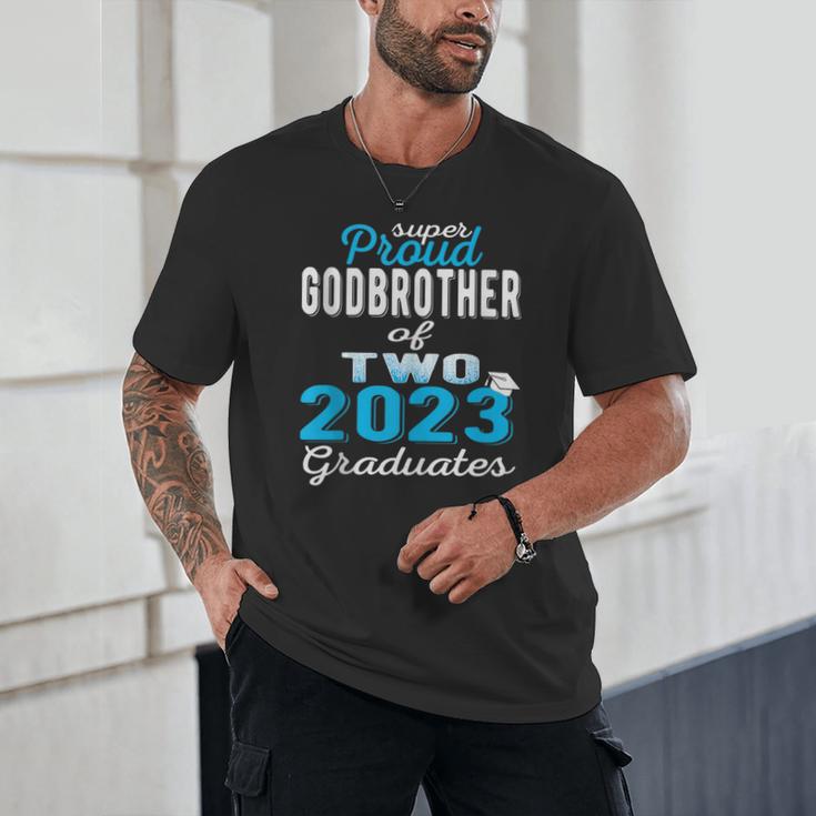 Proud Godbrother Of Two 2023 Graduate Class 2023 Graduation Unisex T-Shirt