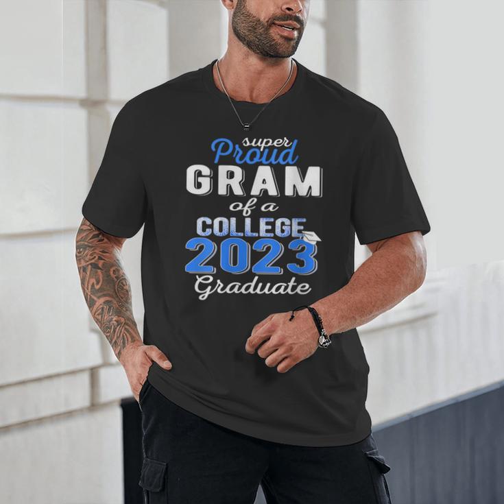 Proud Gram Of 2023 College Graduate Family 23 Graduation Unisex T-Shirt