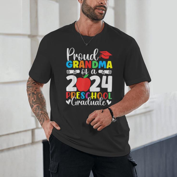 Proud Grandma Of Class Of 2024 Preschool Graduate Graduation Unisex T-Shirt