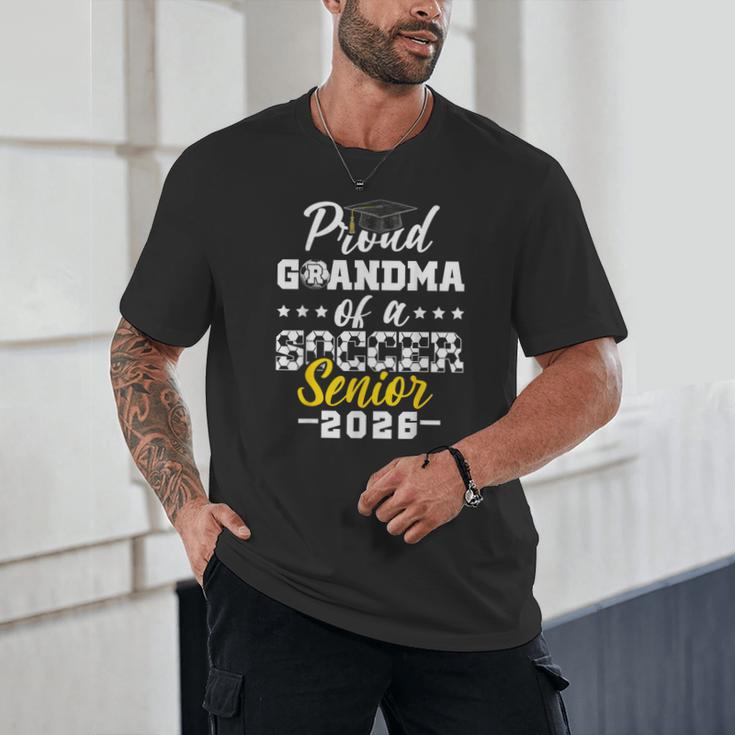 Proud Grandma Of a Soccer Senior 2026 Graduation Gifts Unisex T-Shirt