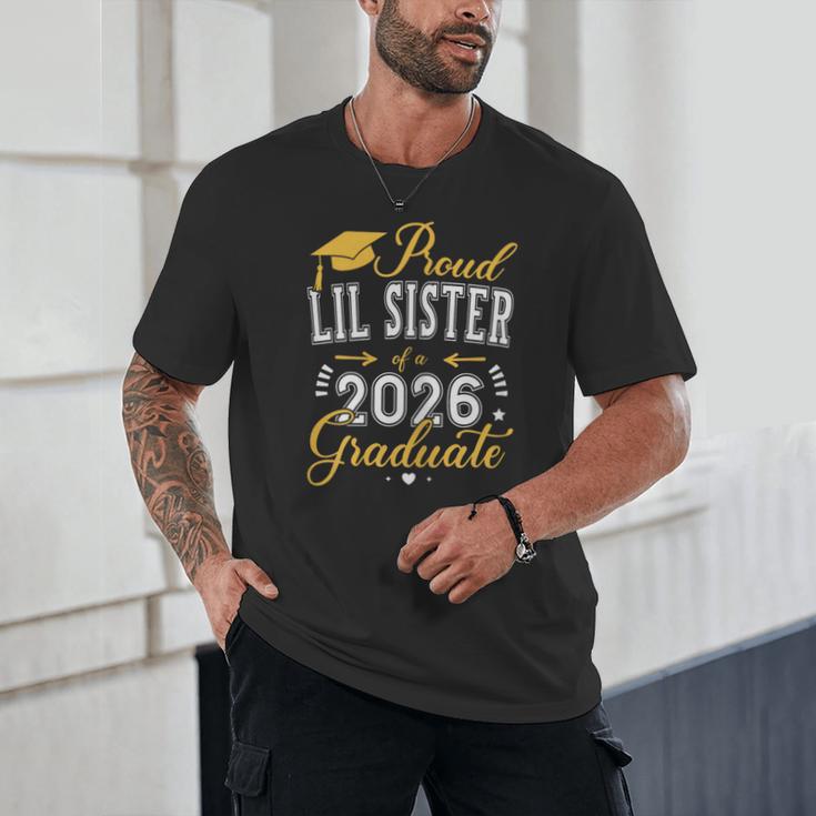 Proud Lil Sister Of a Class Of 2026 Graduate For Graduation Unisex T-Shirt