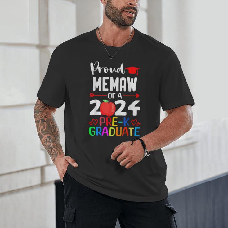 Proud MEMAW Of 2024 Pre-K Graduation Graduate Senior 2024 Unisex T-Shirt