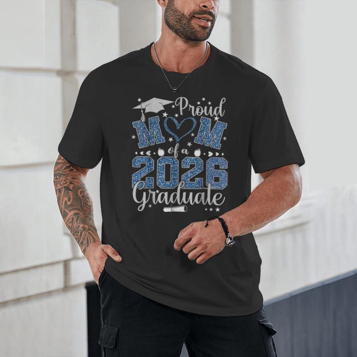 Proud Mom Of a Class Of 2026 Graduate Senior Graduation Unisex T-Shirt