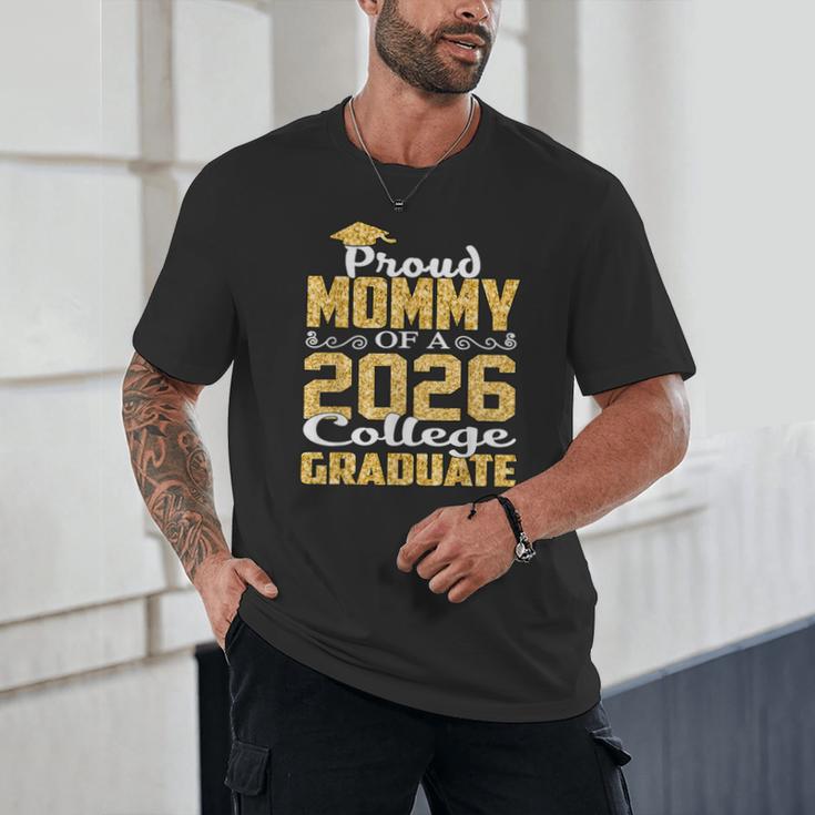 Proud Mommy Of A 2026 College Graduate Shirt Graduation Unisex T-Shirt