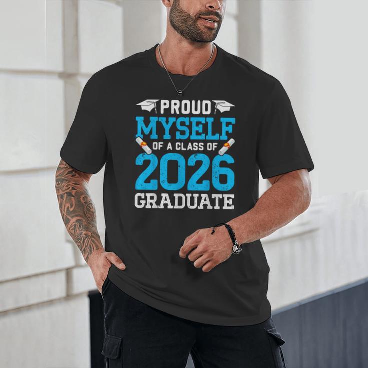 Proud Myself Of A Class Of 2026 Graduate Senior Graduation Unisex T-Shirt