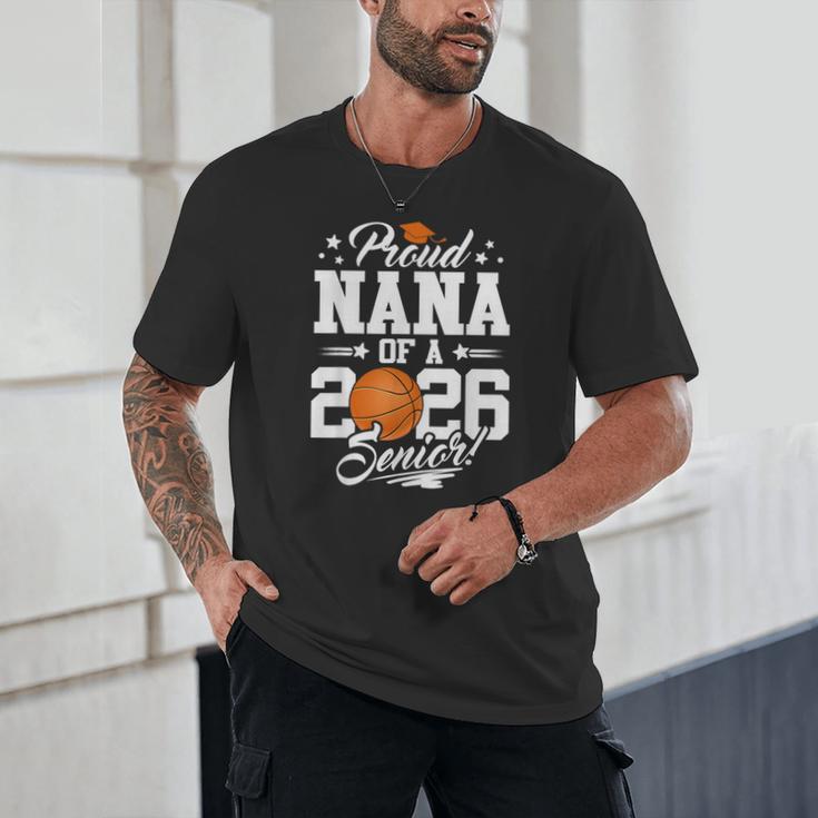 Proud Nana Of A 2026 Senior Basketball Graduation Unisex T-Shirt
