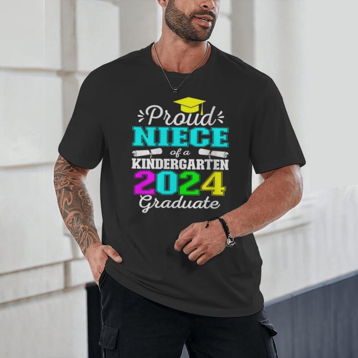 Proud Niece Of Kindergarten Graduate 2024 Graduation Niece Unisex T-Shirt