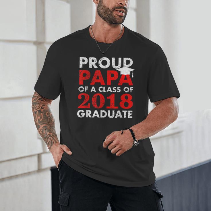 Proud Papa Of A Class Of 2018 Graduate Shirt Graduation Unisex T-Shirt